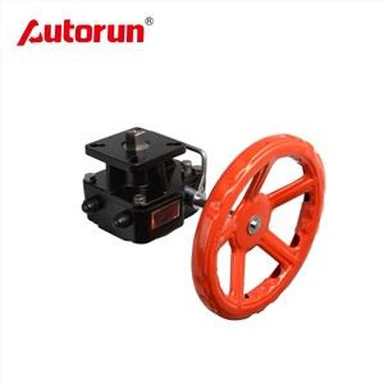 Commande manuelle débrayable actionnée par volant pour boîte de vitesses de vanne à actionneur rotatif